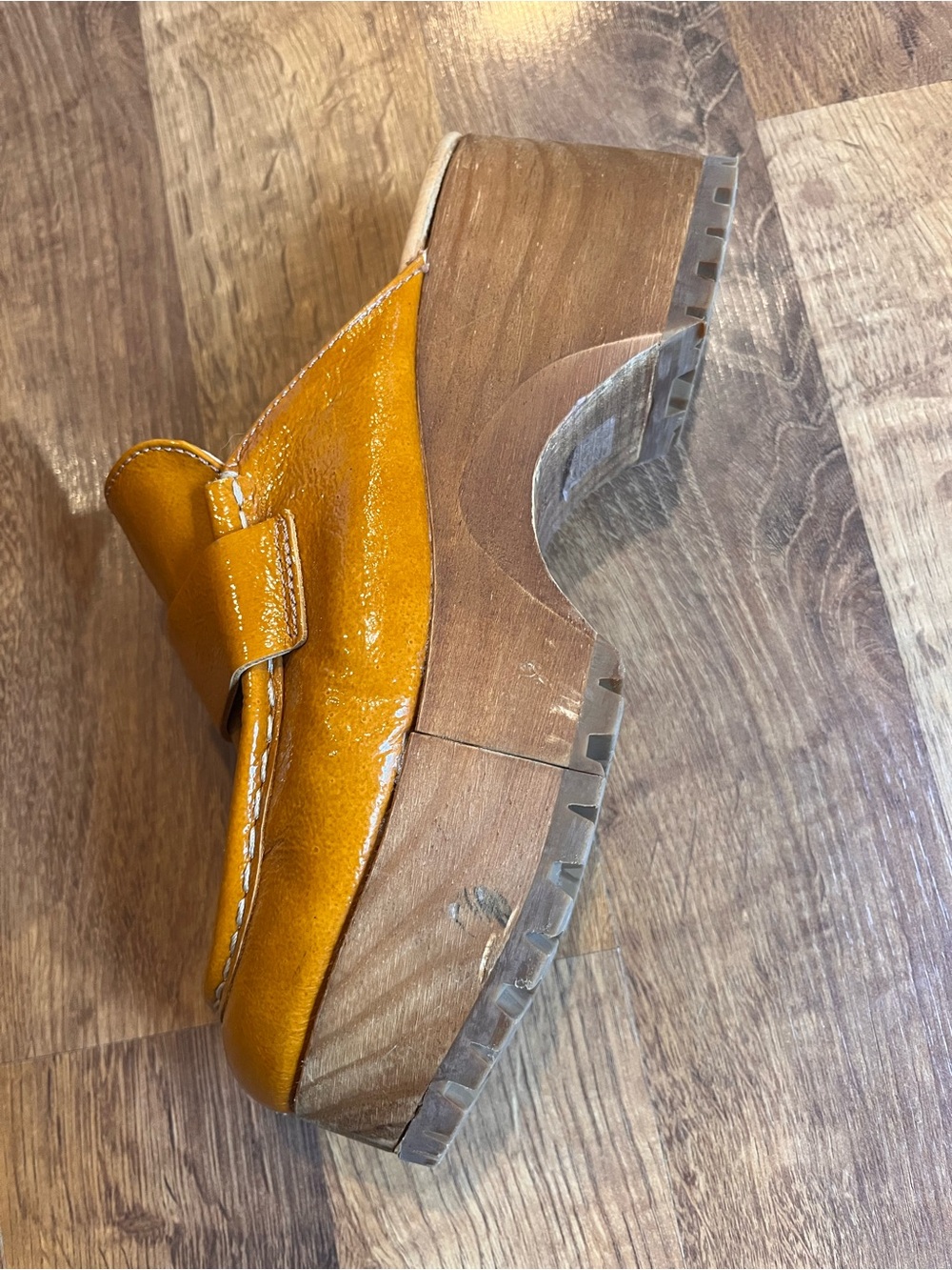 Free People Tan Corbin Loafer Clogs - Picture 4 of 7